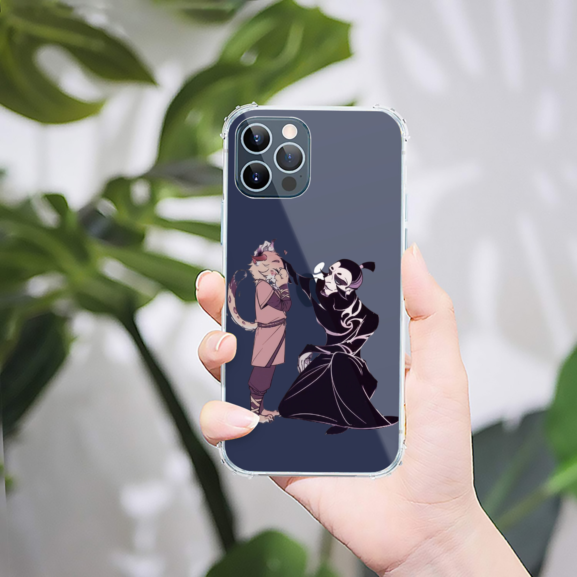 （画像用） Ne Zha 2 ナタ 魔童の大暴れ 【iPhone 12シリーズ対応】透明スマホケース（クリアソフトケース）